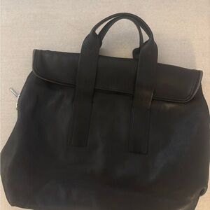 3.1 Phillip Lim Black “31 Hour” leather Shoulder Bag
